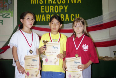 Medalistka Mistrzostw Europy do lat 10 w grze błyskawicznej